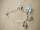 IFG Explore Service Award Charm Bracelet with coloured butterfly charm