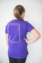 Load image into Gallery viewer, Girls’ Purple Scoop-neck T/shirt size with IFG logo
